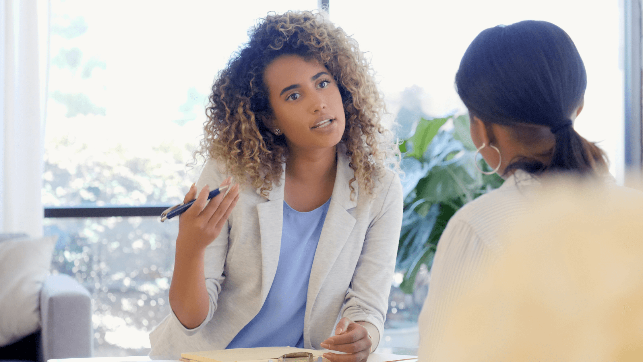 Health Professional With Client